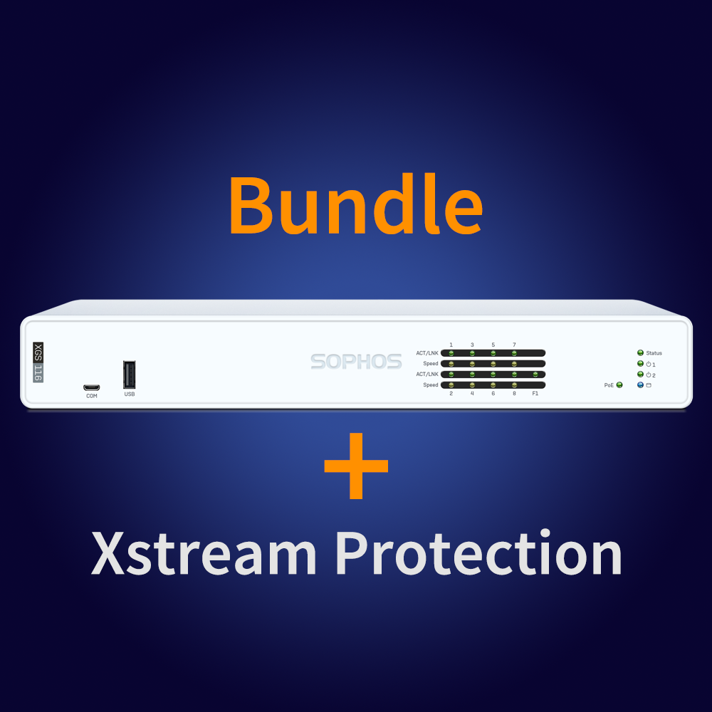 SOPHOS XGS 126 Firewall & Xstream Protection 3 years Bundle